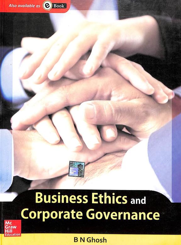 Buy Business Ethics Corporate Governance Book Bn Ghosh