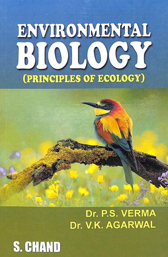 Buy Environmental Biology Principles Of Ecology Book Ps Verma Vk