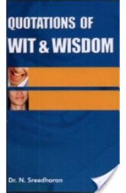 Buy Quotations Of Wit Wisdom Book N Sreedharan Sapnaonline Com India