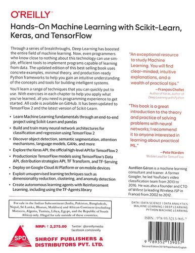 Buy Hands On Machine Learning With Scikit Learn Keras & Tensorflow