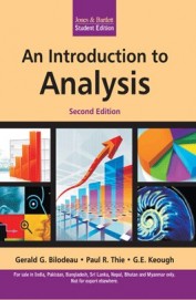 Buy Introduction To Analysis Book : Gerald G Bilodeau,Paul R Thie,Ge ...