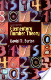 Buy Elementary Number Theory book David M. Burton 0070616078