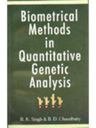 Biometrical Methods In Quantitative Genetic Analysis