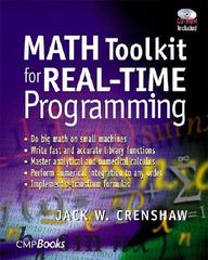 Buy Math Toolkit For Real-Time Programming book : Jack Crenshaw ...