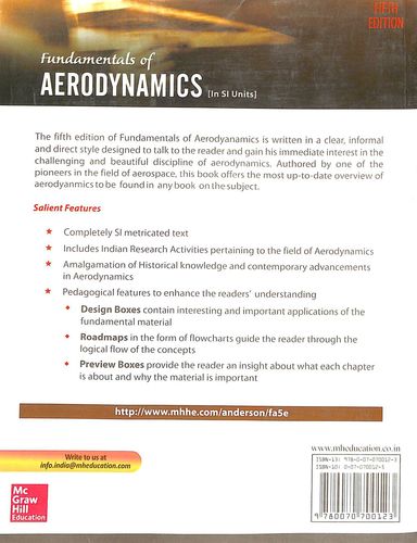 Buy Fundamentals Of Aerodynamics In Si Units book : John D