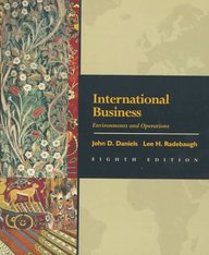 International Business: Environments And Operations