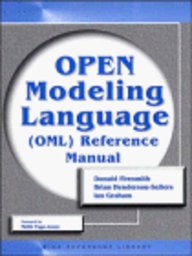 Open Modeling Language (Oml) Reference Manual