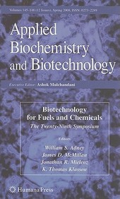 Biotechnology For Fuels And Chemicals: The Twenty-Ninth Symposium