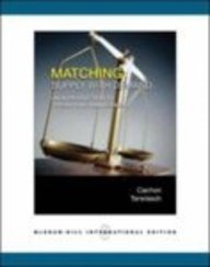 Matching Supply With Demand