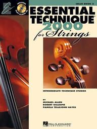 Essential  Technique 2000 Cello Book 3 Bk/CD