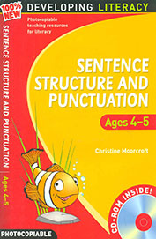 Developing Literacy: Sentence Structure & Punctuation Ages 4-5 W/Cd