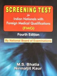 Screening Test for Indian Nationals with Foreign Medical Qualifications 4/e PB