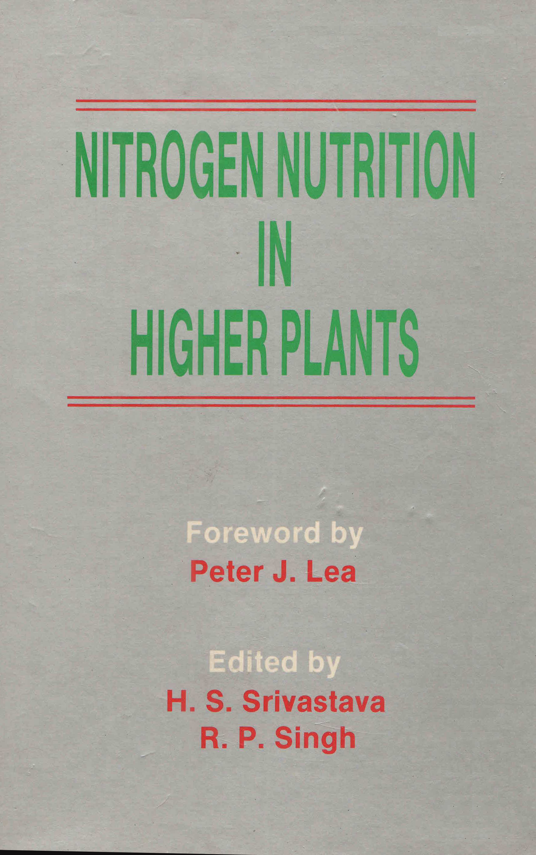 Nitrogen Nutrition in Higher Plants
