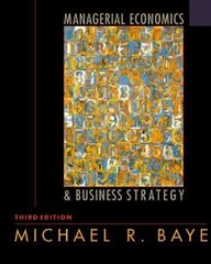 Managerial Economics & Business Strategy