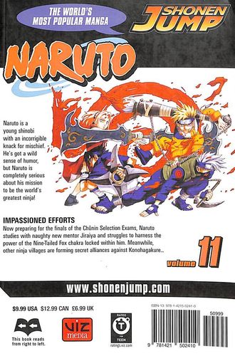 Buy Naruto Vol 11 : Shonen Jump book : Masashi Kishimoto
