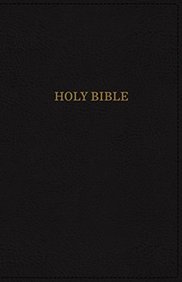 KJV, Deluxe Reference Bible, Giant Print, Imitation Leather, Black, Red Letter Edition