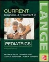 Current  Diagnosis And Treatment In Pediatrics