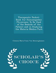 boenninghausen therapeutic pocket book