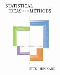 Statistical Ideas And Methods (With Cd-Rom And Internet Companion For Statistics)