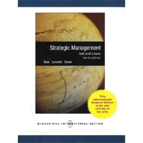 Strategic Management: Text And Cases