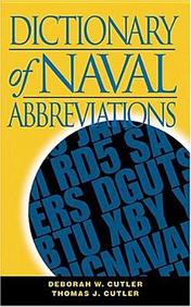 Dictionary Of Naval Abbreviations (blue And Gold)