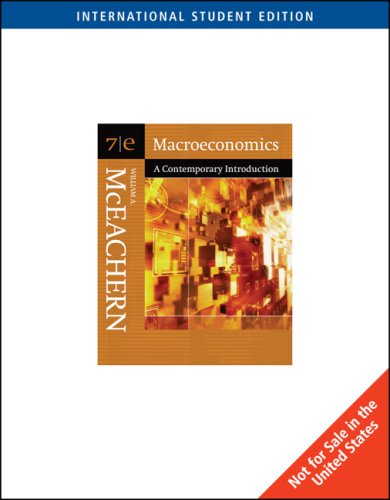 Macroeconmics: A Contemporary Introduction with Infotrac College
