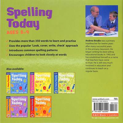 Buy Spelling Today Ages 8 9 book Andrew Brodie 1408162598