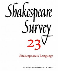 Shakespeare Survey (Volume 23)