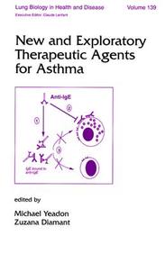 New And Exploratory Therapeutic Agents For Asthma