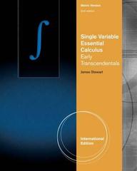 Single Variable Essential Calculus: Early Transcendentals