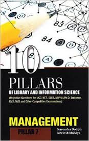 10 Pillars of Library and Information Science: Pillar 7: Management (Objective Questions for UGC-NET, SLET, M.Phil./Ph.D. Entrance, KVS, NVS and Other Competitive Examinations)