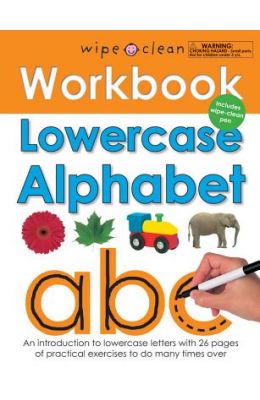 Wipe Clean Workbook Lowercase Alpha
