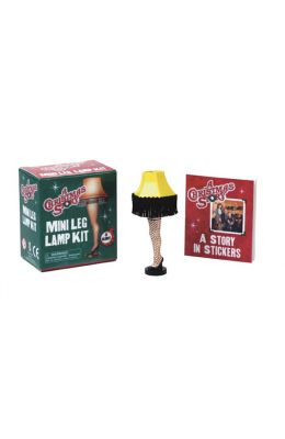 A Christmas Story Mini Leg Lamp Kit [With Replica of Leg Lamp and Sticker Book]
