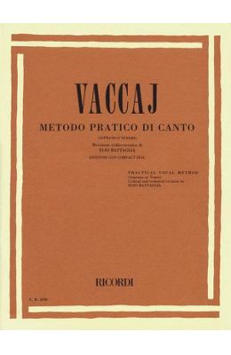 Practical Vocal Method (Vaccai) - High Voice: Soprano/Tenor - Book/CD