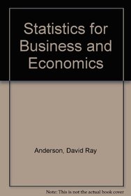 Statistics for Business and Economics