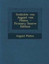 Get August graf von platen Desktop Wallpaper