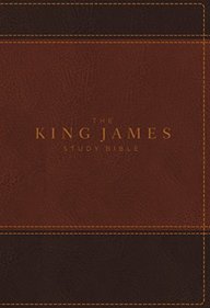The King James Study Bible, Imitation Leather, Brown, Full-Color Edition