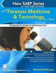 Buy Forensic Medicine & Toxicology : New Sarp Series For Neet /Nbe/Ai ...