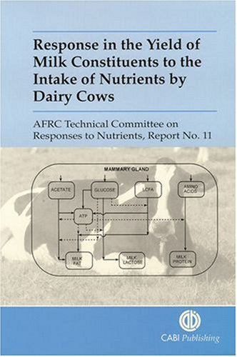 Response in the Yield of Milk Constituents to the Intake of Nutrients by Dairy Cows (Afrc Report)