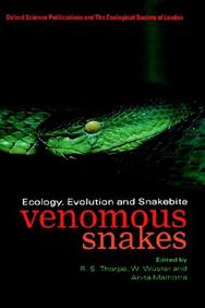 Buy Venomous Snakes: Ecology, Evolution, And Snakebite (Symposia Of The