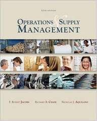Operations And Supply Management: The Core