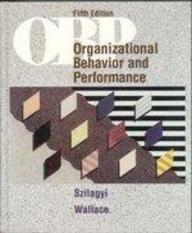 Organizational Behavior And Performance