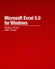 Buy Microsoft Excel 5.0 For Windows book : Linda I. O*leary,Timothy J ...