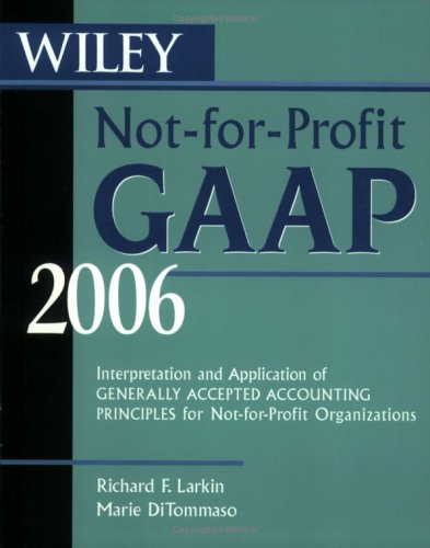 Buy Wiley Not For Profit Gaap 2006 Interpretation And - 