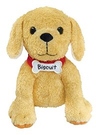 MerryMakers Biscuit Plush Dog Plush, 10-Inch