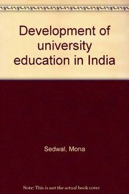 Development of university education in India