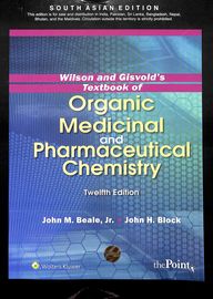 wilson and gisvold textbook of organic medicinal and pharmaceutical chemistry