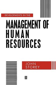Developments In The Management Of Human Resources