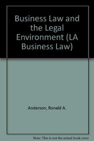 Business Law & the Regulatory Environment: Principles & Cases (LA Business Law)