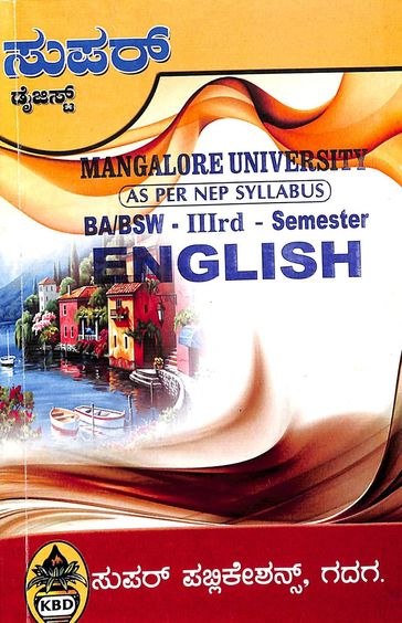 English For 3 Sem Ba Nep : Mu Super Digest